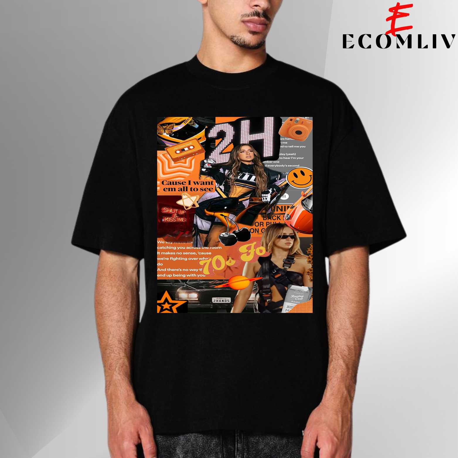 Tate Mcrae 2 Hands T-Shirt, Minimalist 2 Hands Tee For Fans